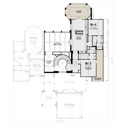 Second Floor for House Plan #402-01844