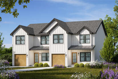 Modern Farmhouse House Plan #402-01845 Elevation Photo