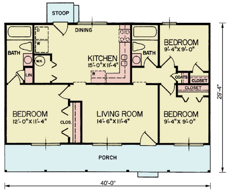 House Plan House Plan #33636 Drawing 1