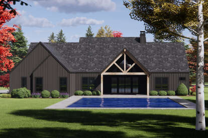 Modern Transitional House Plan #7983-00151 Elevation Photo