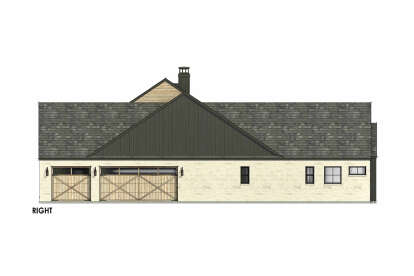 Modern Transitional House Plan #7983-00151 Elevation Photo