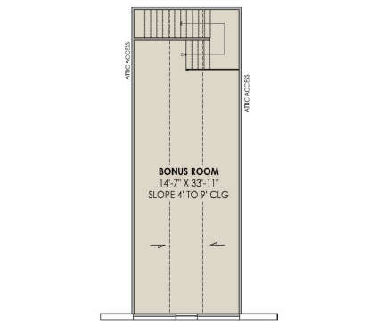 Bonus Room for House Plan #7983-00151
