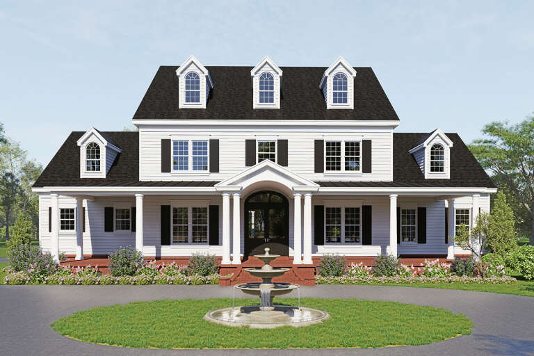 House Plan House Plan #33638 Front Elevation 