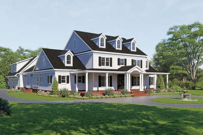Colonial House Plan #940-01328 Elevation Photo