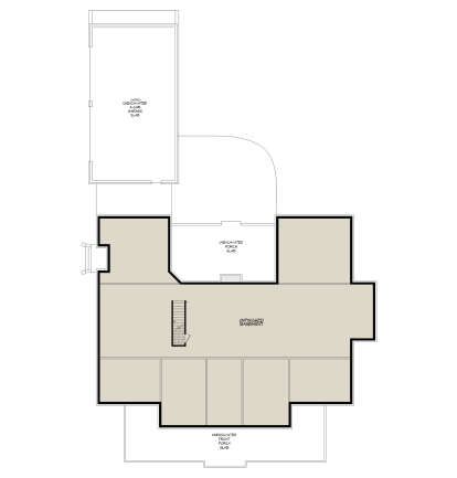 Basement for House Plan #940-01328