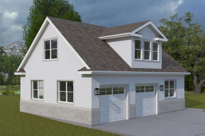 Traditional House Plan #2802-00410 Elevation Photo