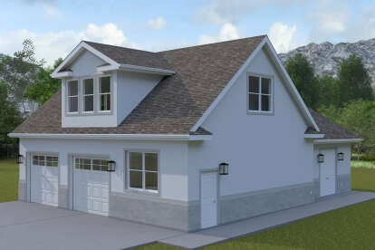 Traditional House Plan #2802-00410 Elevation Photo