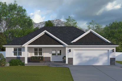 Craftsman House Plan #2802-00411 Elevation Photo