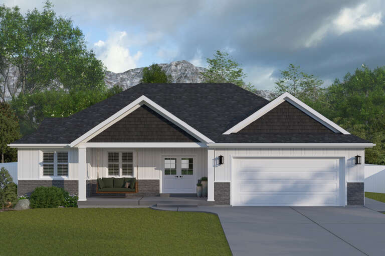 House Plan House Plan #33641 Front Elevation 