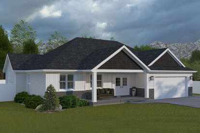 Craftsman House Plan #2802-00411 Elevation Photo