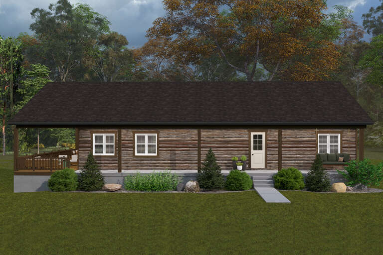 House Plan House Plan #33642 Front Elevation 