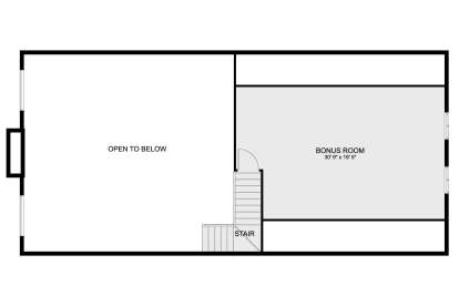 Bonus Room for House Plan #2802-00412