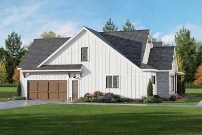 Modern Farmhouse House Plan #009-00455 Elevation Photo