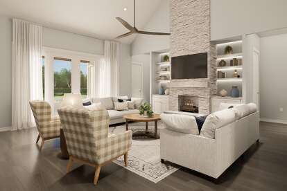 Modern Farmhouse House Plan #009-00455 Additional Photo