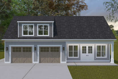 Modern Farmhouse House Plan #2802-00413 Elevation Photo