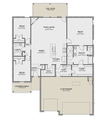 Main Floor for House Plan #677-00038