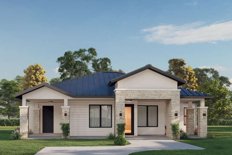 House Plan House Plan #33647 Front Elevation 