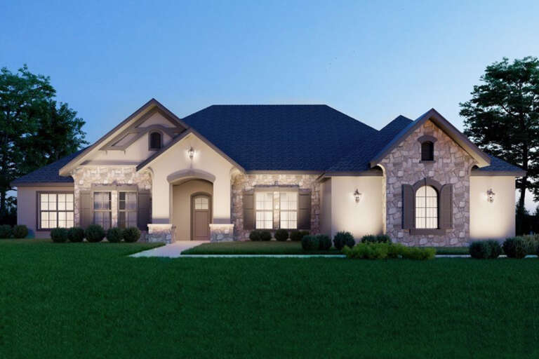 House Plan House Plan #33648 Front Elevation 