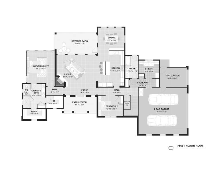 House Plan House Plan #33651 Drawing 1