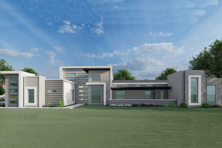 House Plan House Plan #33652 Front Elevation 