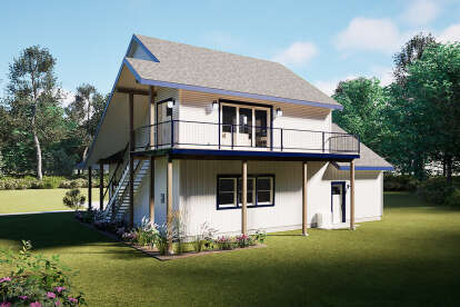 Modern Farmhouse House Plan #5460-00010 Elevation Photo