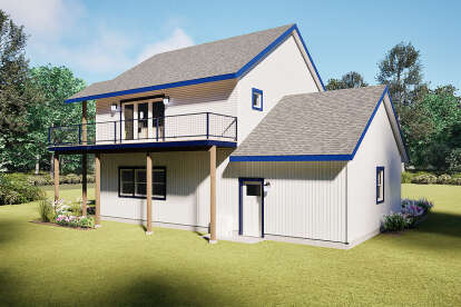 Modern Farmhouse House Plan #5460-00010 Elevation Photo