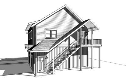 Modern Farmhouse House Plan #5460-00010 Elevation Photo