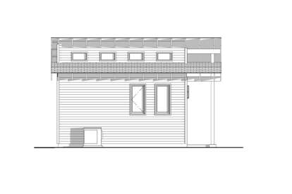 Contemporary House Plan #5460-00011 Elevation Photo