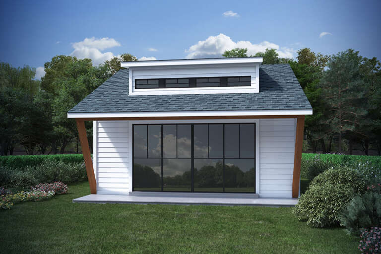 House Plan House Plan #33656 Angled Front Elevation