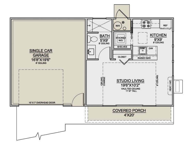 House Plan House Plan #33657 Drawing 1