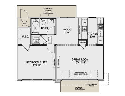 Main Floor for House Plan #7306-00046