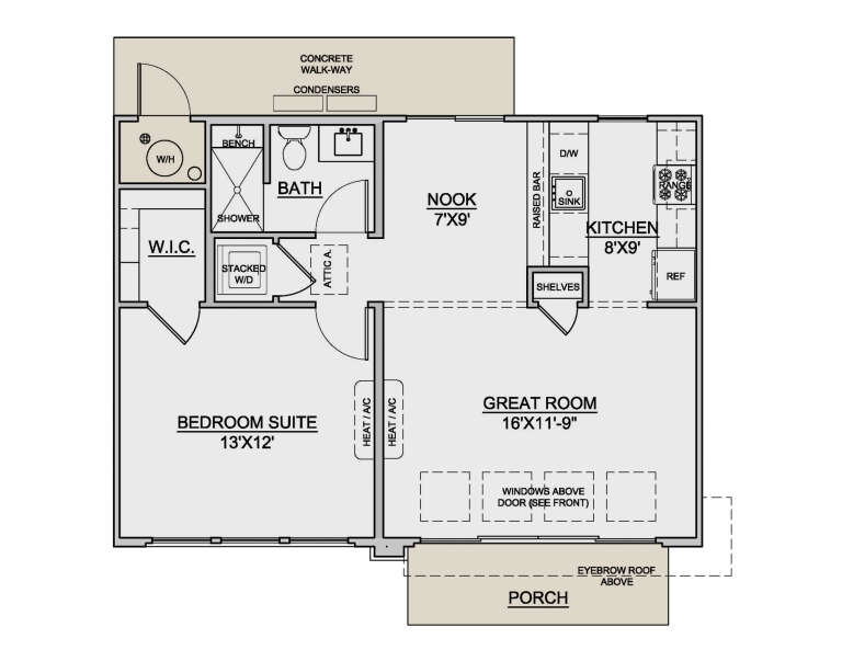House Plan House Plan #33658 Drawing 1