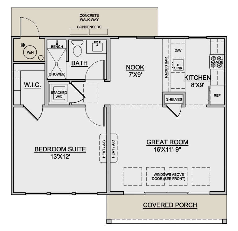 House Plan House Plan #33659 Drawing 1