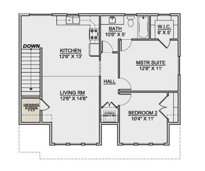 Second Floor for House Plan #7306-00048
