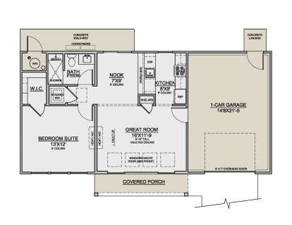Main Floor for House Plan #7306-00049
