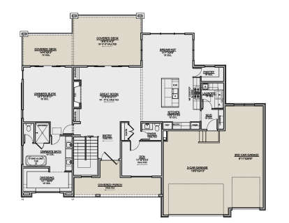 Main Floor for House Plan #7306-00051