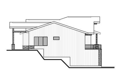 Modern House Plan #7306-00052 Elevation Photo