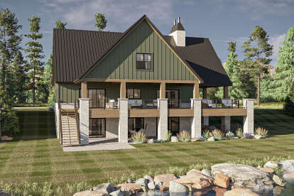 Modern Farmhouse House Plan #963-01163 Elevation Photo