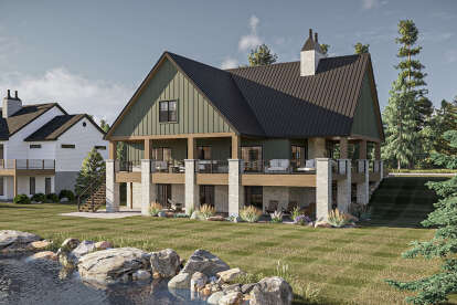 Modern Farmhouse House Plan #963-01163 Elevation Photo