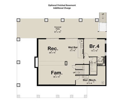 Basement for House Plan #963-01163