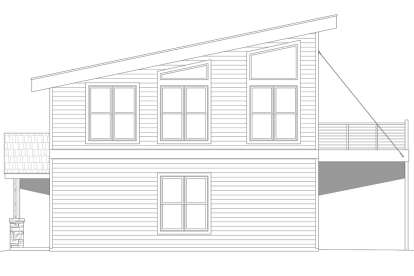 Modern House Plan #940-01331 Elevation Photo