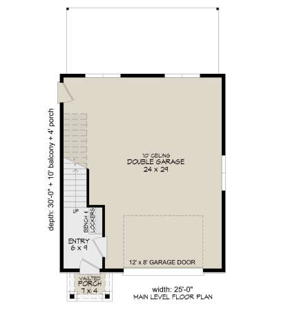 Garage Floor for House Plan #940-01331