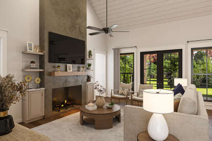 Modern Farmhouse House Plan #041-00397 Additional Photo