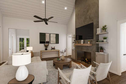 Modern Farmhouse House Plan #041-00397 Additional Photo