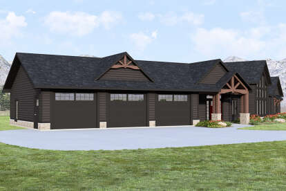 Craftsman House Plan #5032-00364 Elevation Photo