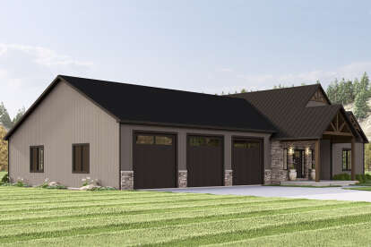 Craftsman House Plan #5032-00365 Elevation Photo