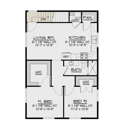 Second Floor for House Plan #5032-00366