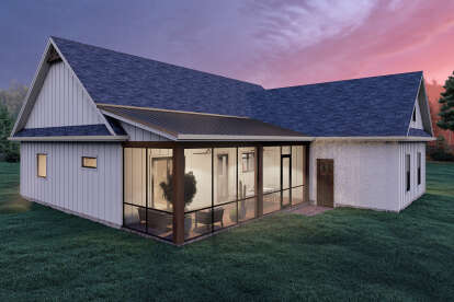 Modern Farmhouse House Plan #7174-00036 Elevation Photo