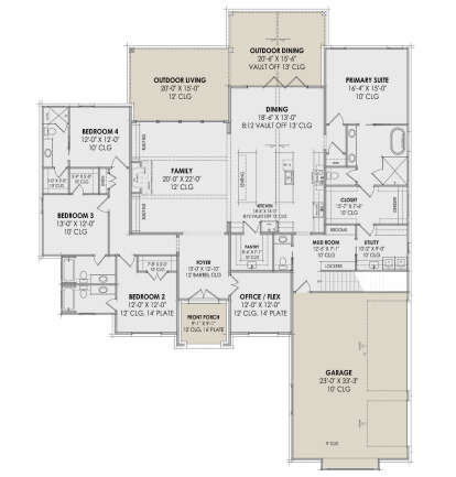 Main Floor for House Plan #7983-00152