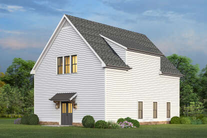 Farmhouse House Plan #196-00009 Elevation Photo